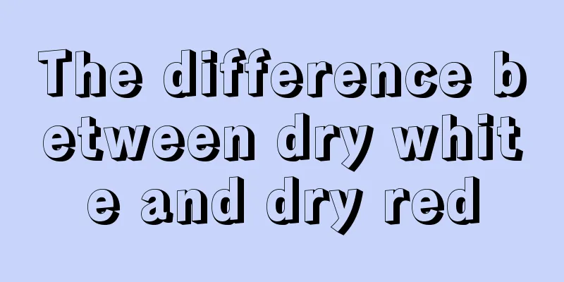 The difference between dry white and dry red