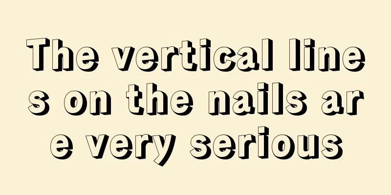 The vertical lines on the nails are very serious