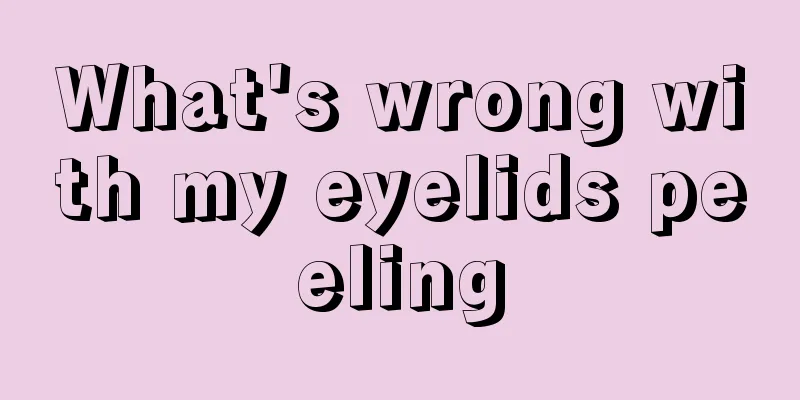 What's wrong with my eyelids peeling