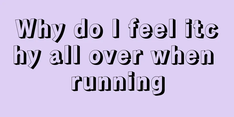 Why do I feel itchy all over when running