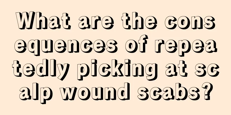 What are the consequences of repeatedly picking at scalp wound scabs?