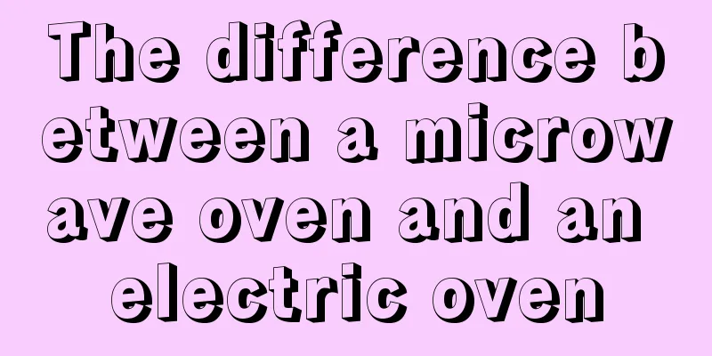 The difference between a microwave oven and an electric oven