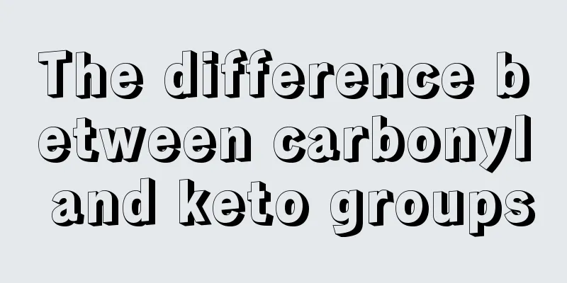 The difference between carbonyl and keto groups