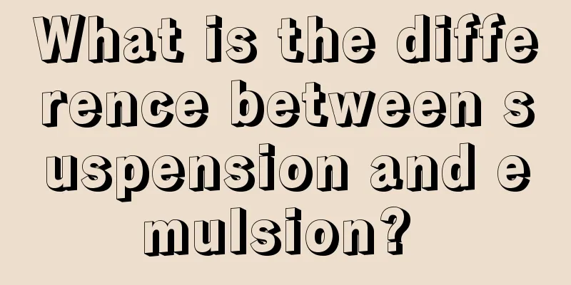 What is the difference between suspension and emulsion? 
