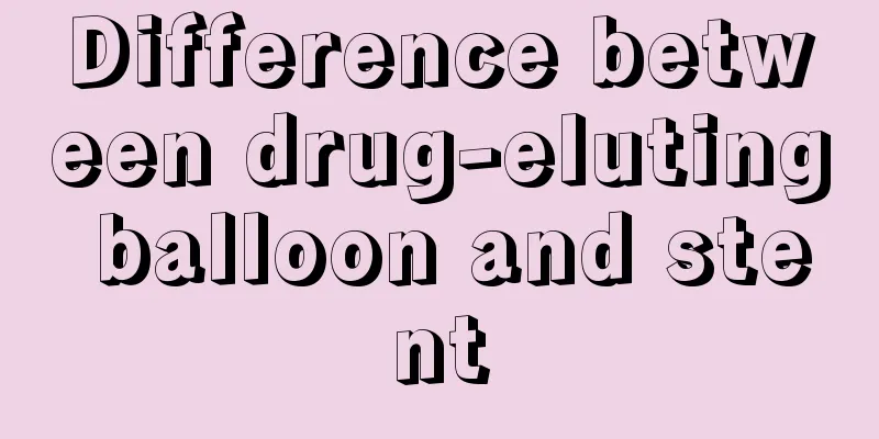 Difference between drug-eluting balloon and stent