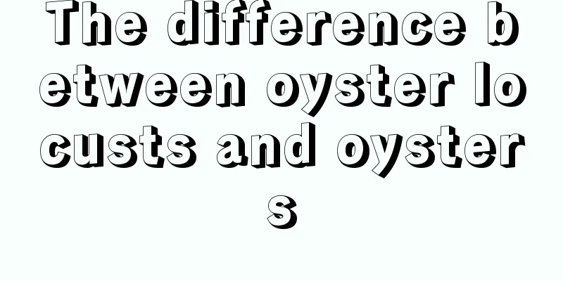 The difference between oyster locusts and oysters