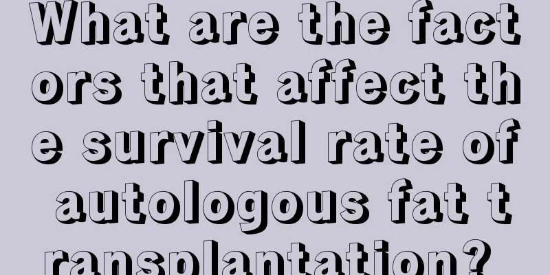 What are the factors that affect the survival rate of autologous fat transplantation? 