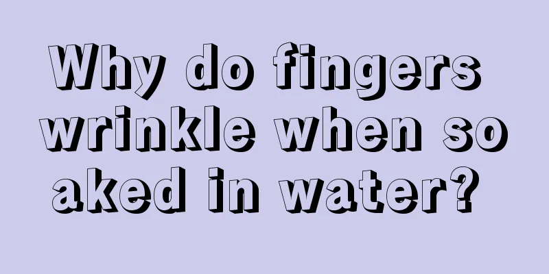 Why do fingers wrinkle when soaked in water? 