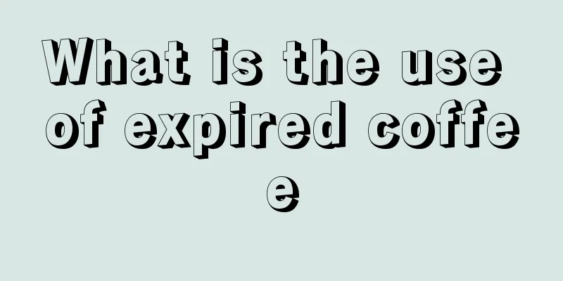 What is the use of expired coffee