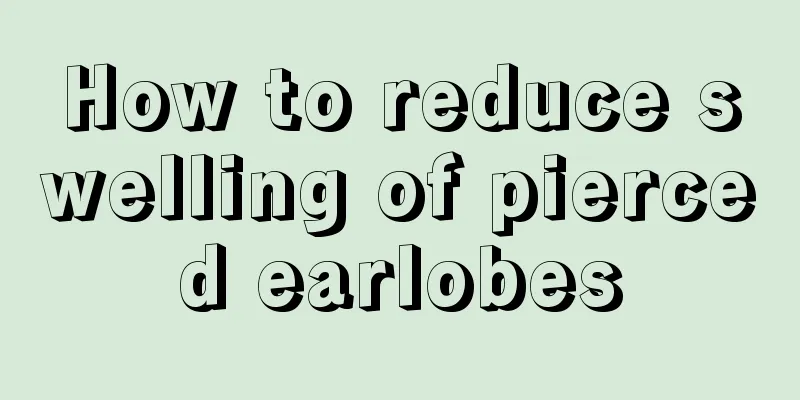 How to reduce swelling of pierced earlobes