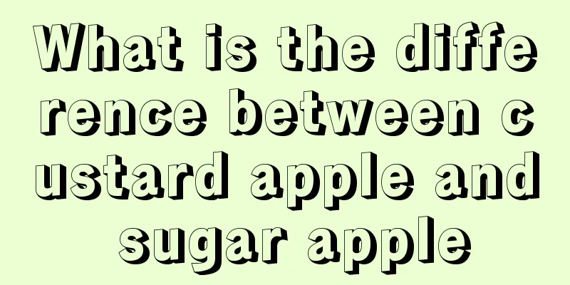 What is the difference between custard apple and sugar apple