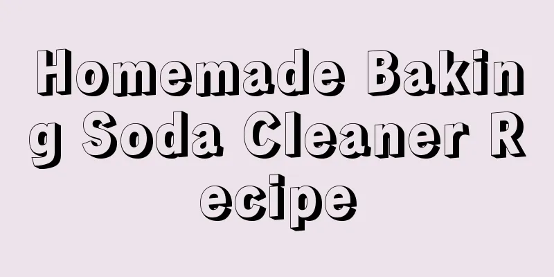 Homemade Baking Soda Cleaner Recipe