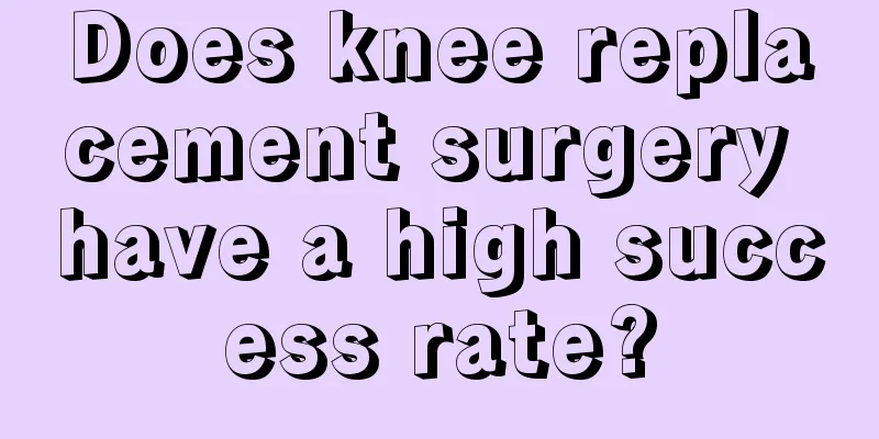 Does knee replacement surgery have a high success rate?
