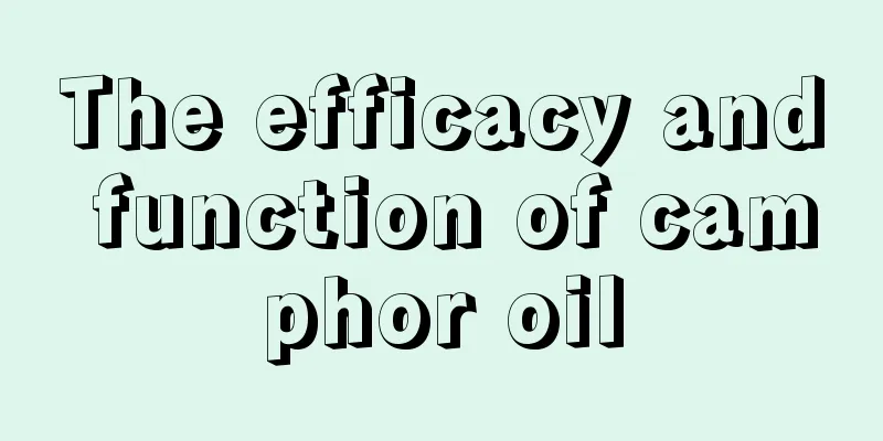 The efficacy and function of camphor oil
