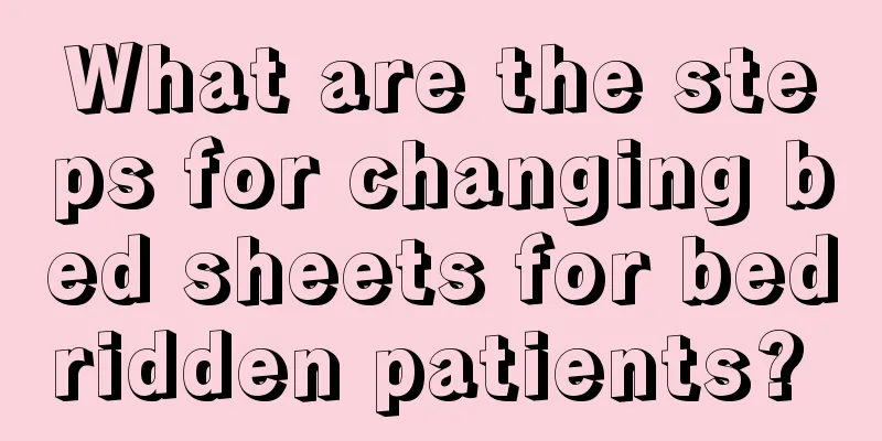 What are the steps for changing bed sheets for bedridden patients? 