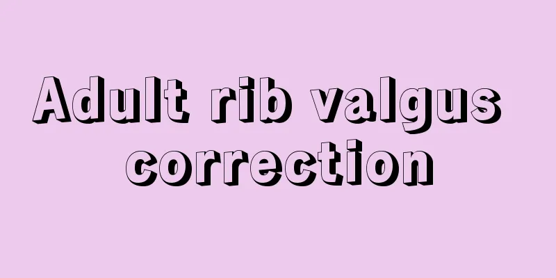 Adult rib valgus correction