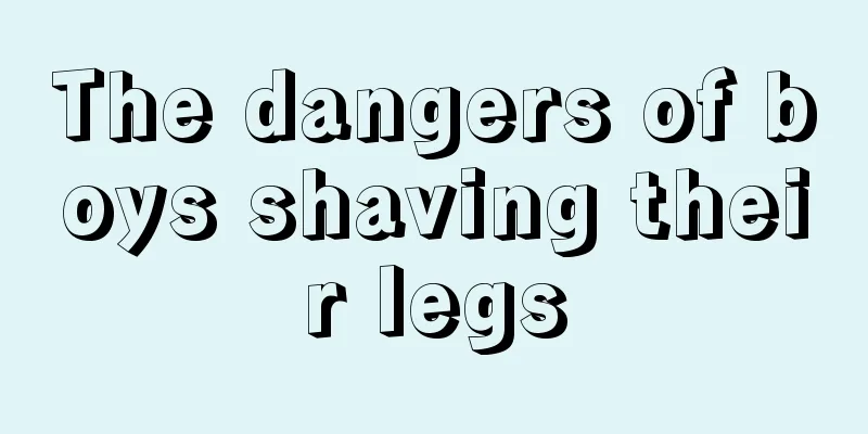 The dangers of boys shaving their legs