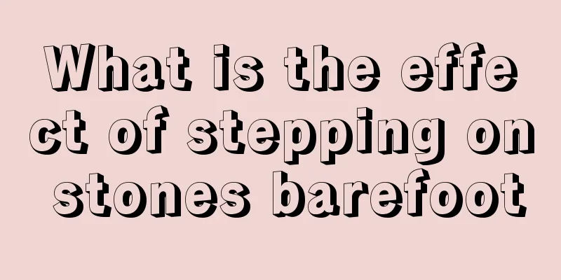What is the effect of stepping on stones barefoot