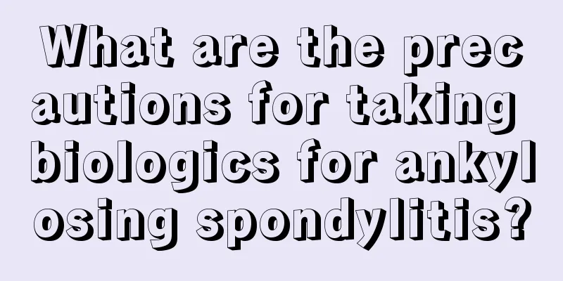 What are the precautions for taking biologics for ankylosing spondylitis?