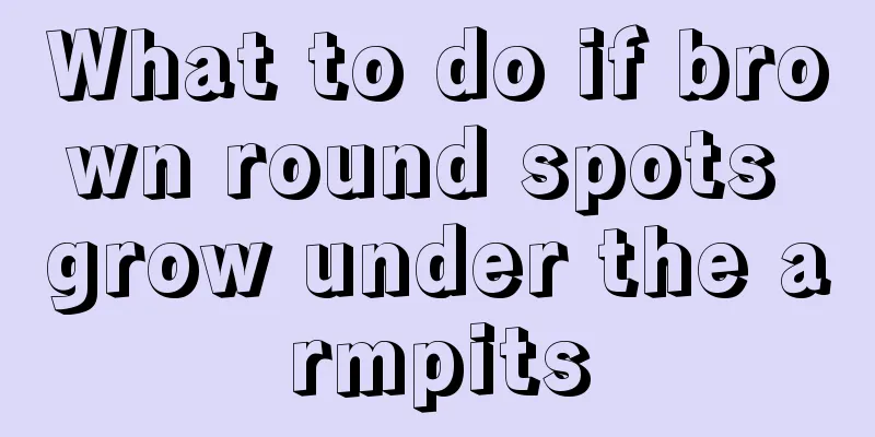 What to do if brown round spots grow under the armpits