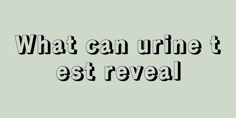 What can urine test reveal