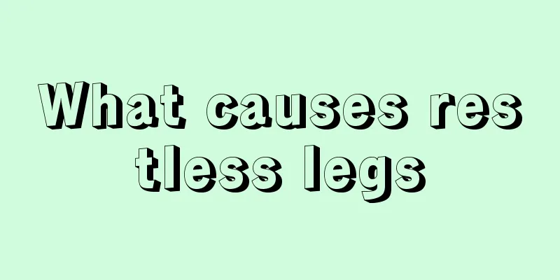 What causes restless legs
