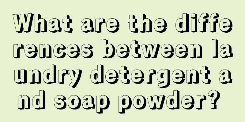 What are the differences between laundry detergent and soap powder? 