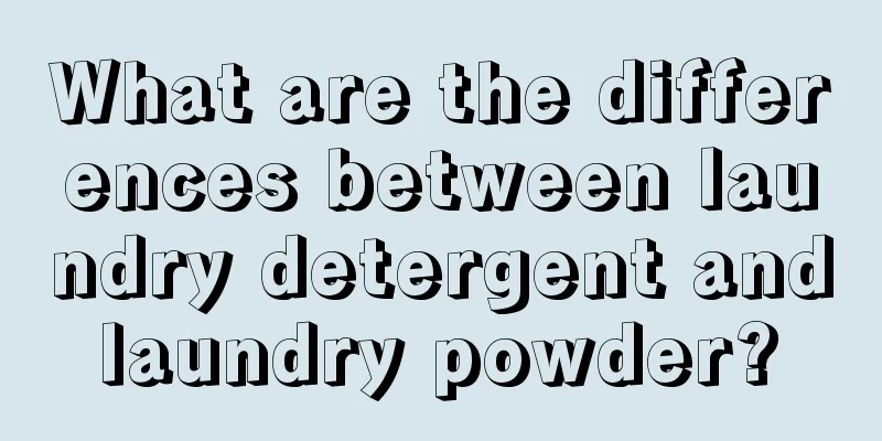 What are the differences between laundry detergent and laundry powder? 