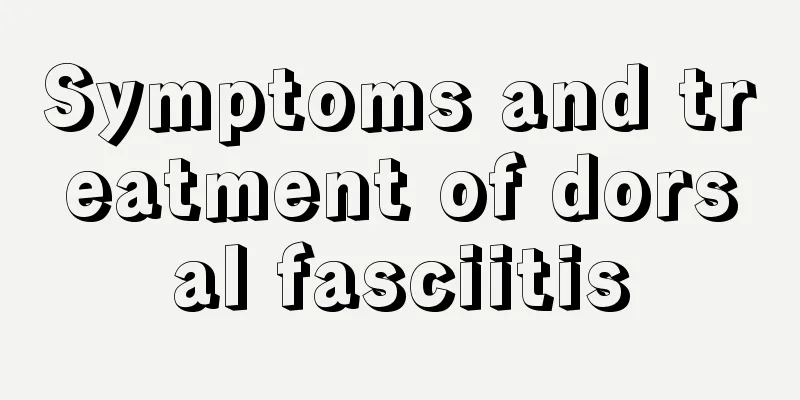 Symptoms and treatment of dorsal fasciitis