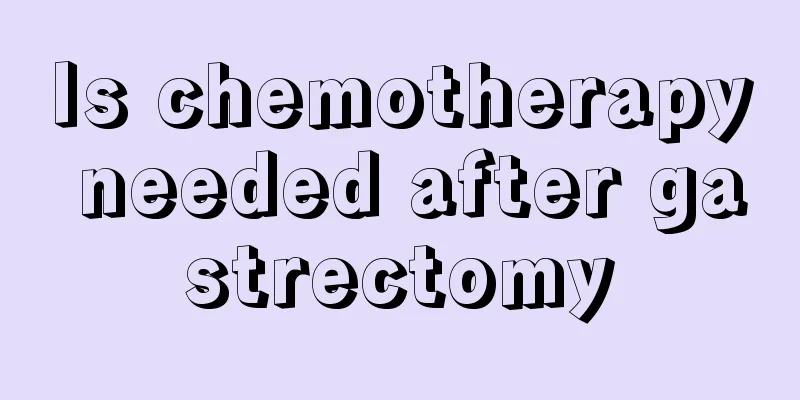 Is chemotherapy needed after gastrectomy