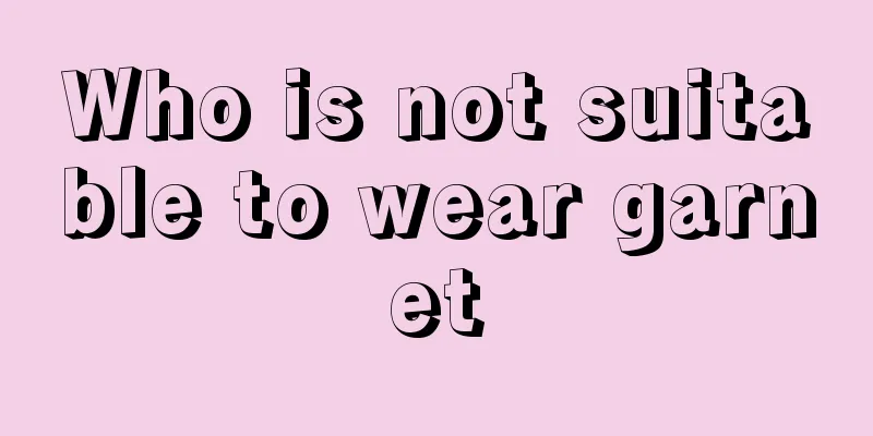 Who is not suitable to wear garnet