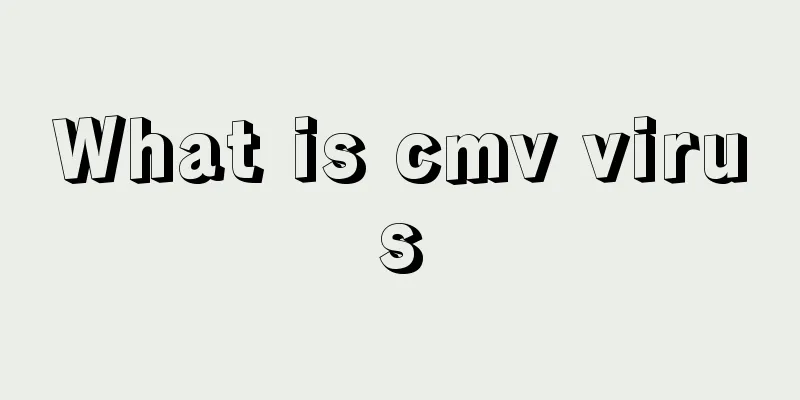 What is cmv virus