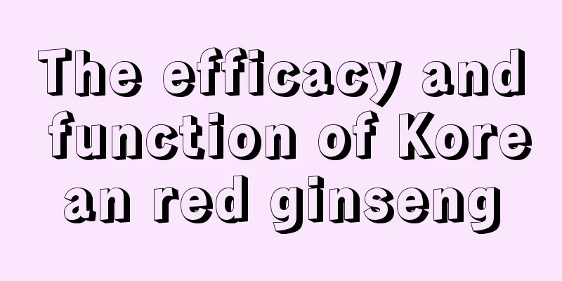 The efficacy and function of Korean red ginseng