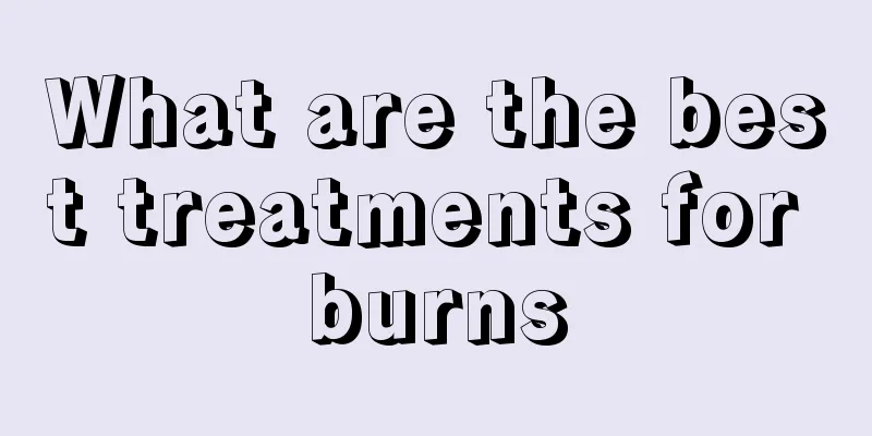 What are the best treatments for burns