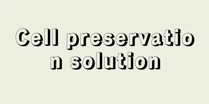 Cell preservation solution