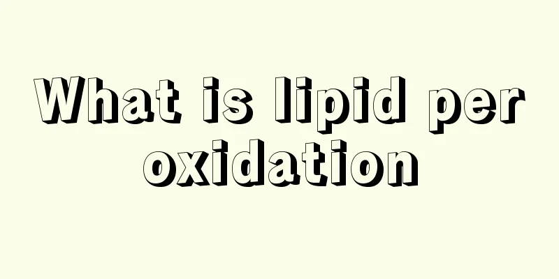 What is lipid peroxidation