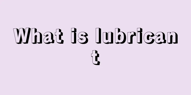 What is lubricant