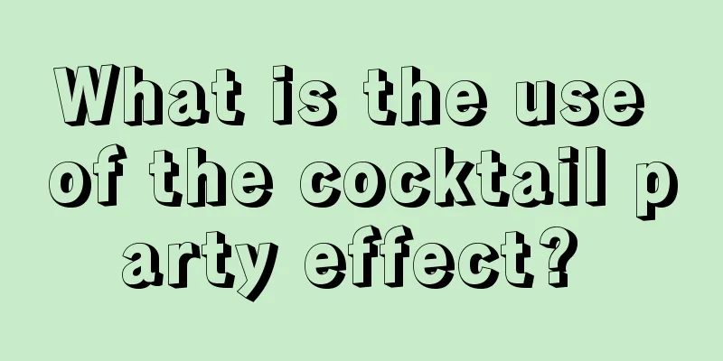 What is the use of the cocktail party effect? 