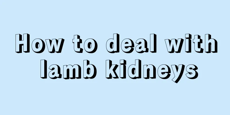 How to deal with lamb kidneys