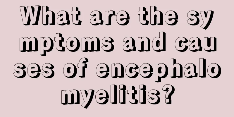 What are the symptoms and causes of encephalomyelitis?