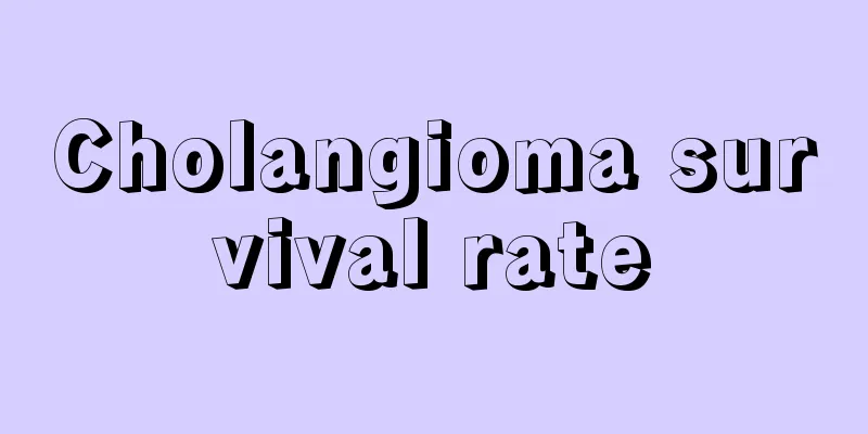 Cholangioma survival rate