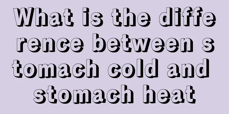What is the difference between stomach cold and stomach heat