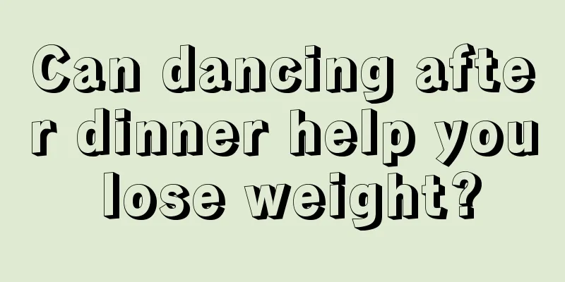 Can dancing after dinner help you lose weight?