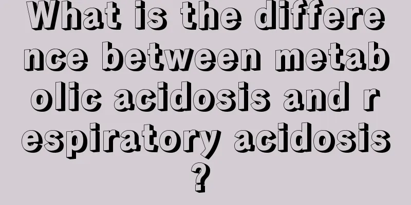 What is the difference between metabolic acidosis and respiratory acidosis? 