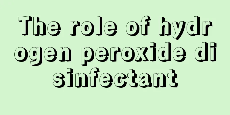 The role of hydrogen peroxide disinfectant