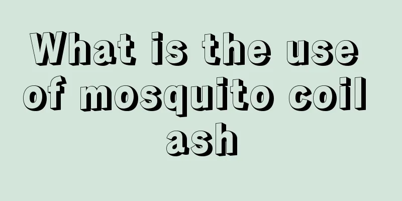 What is the use of mosquito coil ash