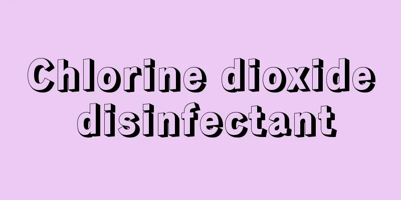 Chlorine dioxide disinfectant