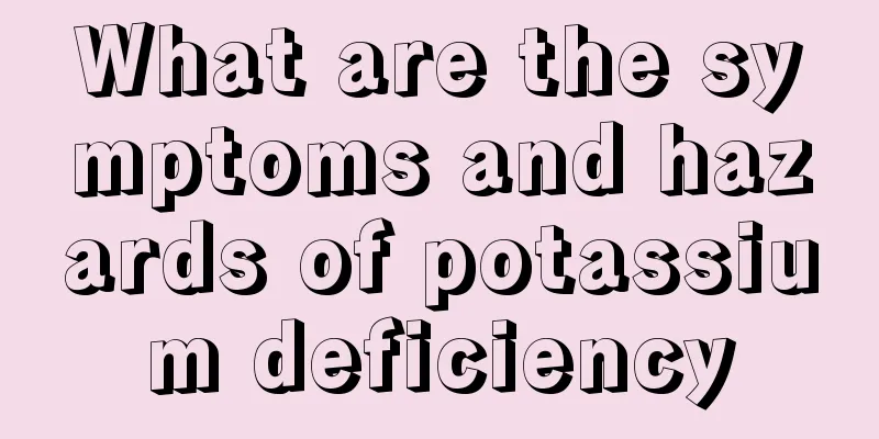 What are the symptoms and hazards of potassium deficiency