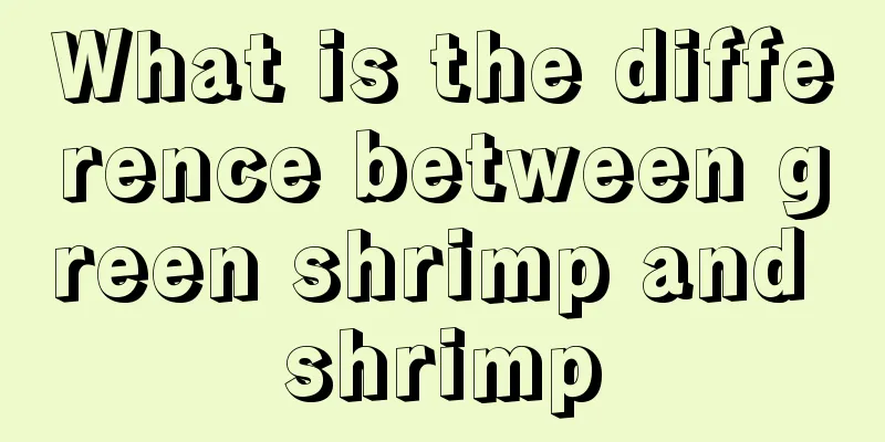 What is the difference between green shrimp and shrimp