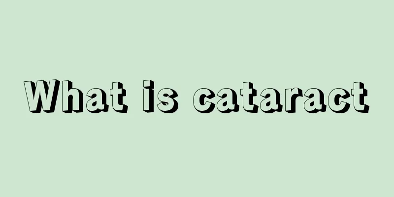 What is cataract